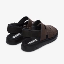 Camper Black / Dark Brown Sandals Mens - Oruga Online Ireland | QPVJG4597